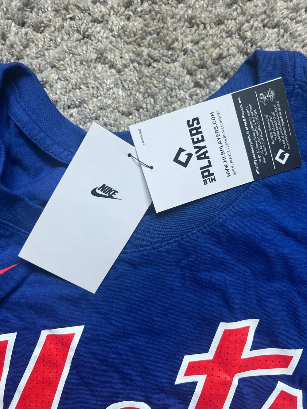 NEW YORK METS NIKE Blue 'Soto 22' Baseball Jersey Tee XXL NWT